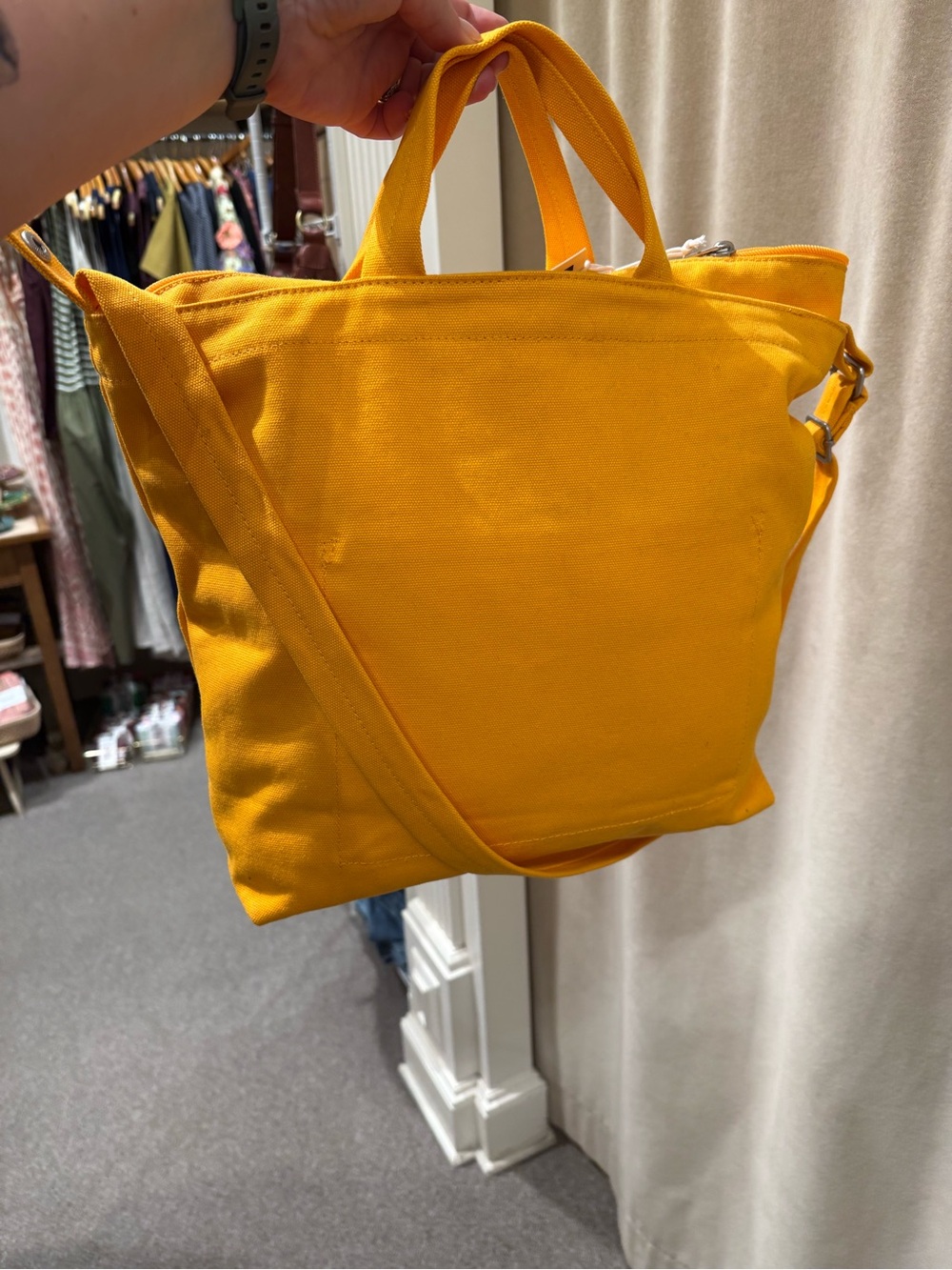 Baggu Horizontal Duck Bag: Tangerine